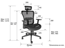Cargar imagen en el visor de la galería, DRACO OHE-605Negro